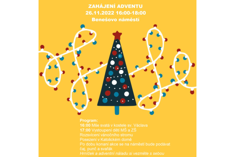 Zahájení adventu 26.11.2022