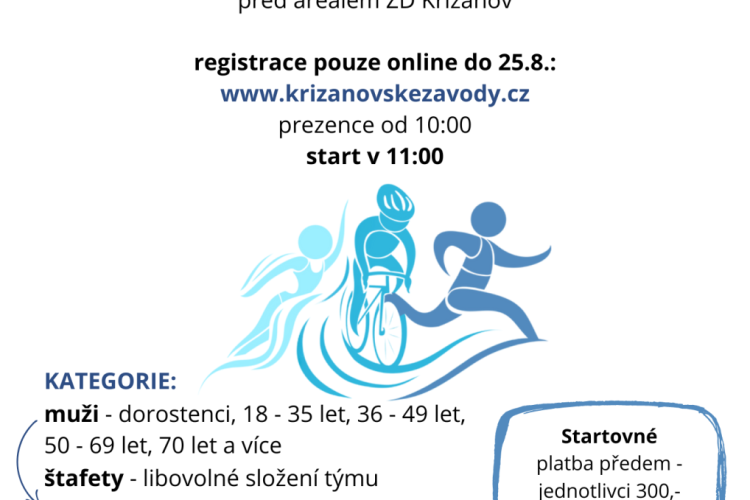 35. ročník - Křižanovský triatlon jednotlivců a štafet