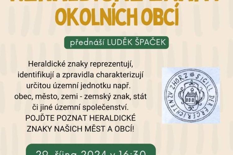 Přednáška Heraldické znaky okolních obcí