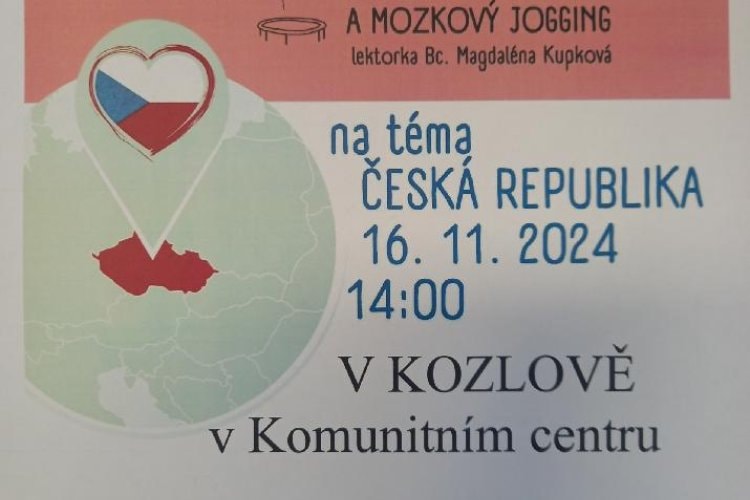 Trénování paměti a mozkový jogging na téma Česká republika