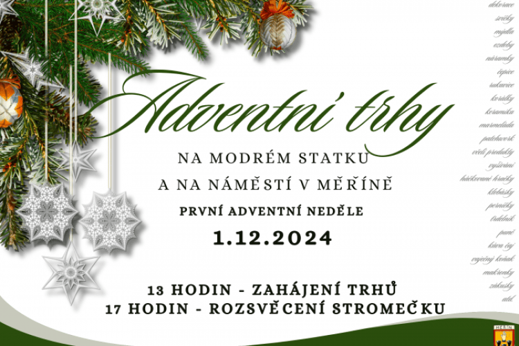 Adventní trhy v Měříně