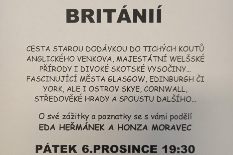 Páteční podvečer v Katolickém domě Cesta napříč Británií