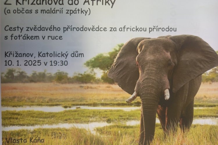 Páteční podvečer v Katolickém domě - Z Křižanova do Afriky