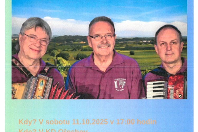 Koncert VESELÁ TROJKA Pavla Kršky