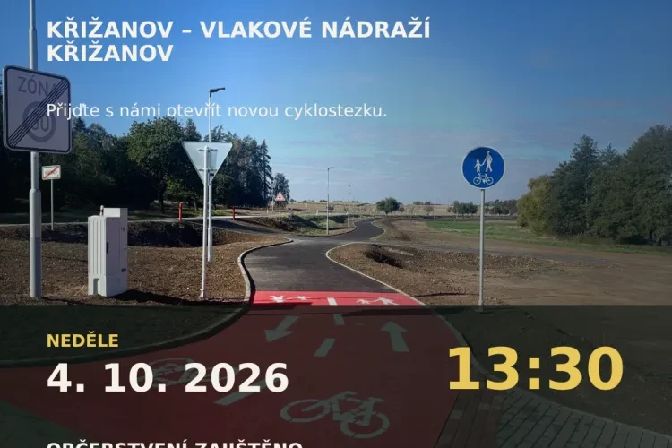 Slavnostní otevření cyklostezky