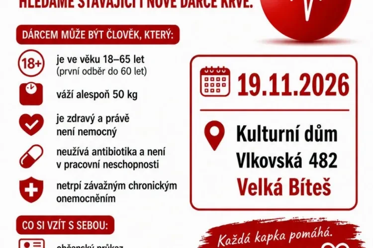 Daruj krev - daruj život